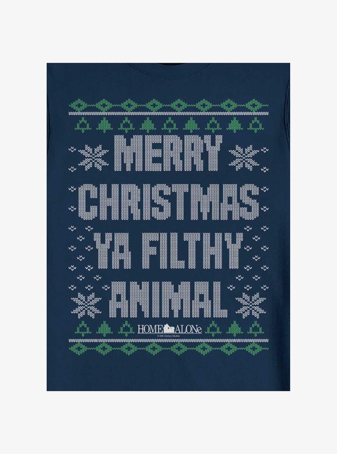 Home Alone Merry Christmas Ya Filthy Animal Ugly Holiday Crew Sweatshirt, , hi-res