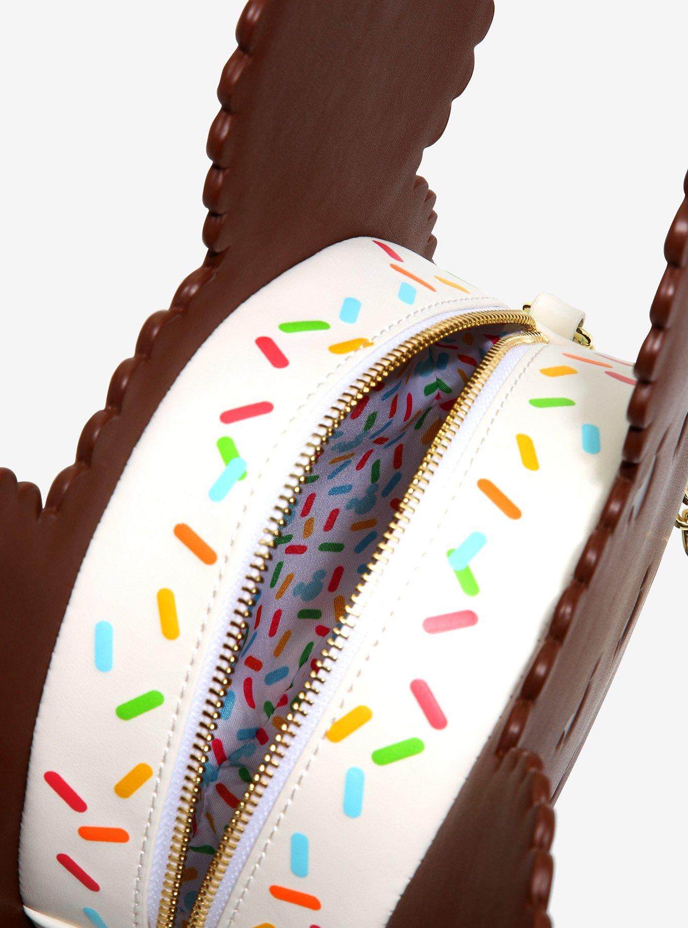 Loungefly Disney Mickey Mouse Ice Cream Sandwich Crossbody Bag