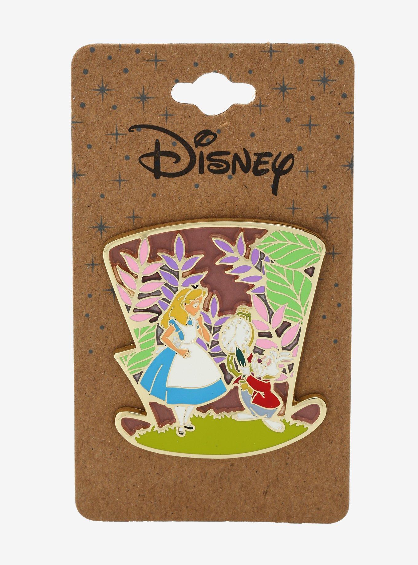 Disney Alice in Wonderland Hat Scene Enamel Pin - BoxLunch Exclusive, , alternate