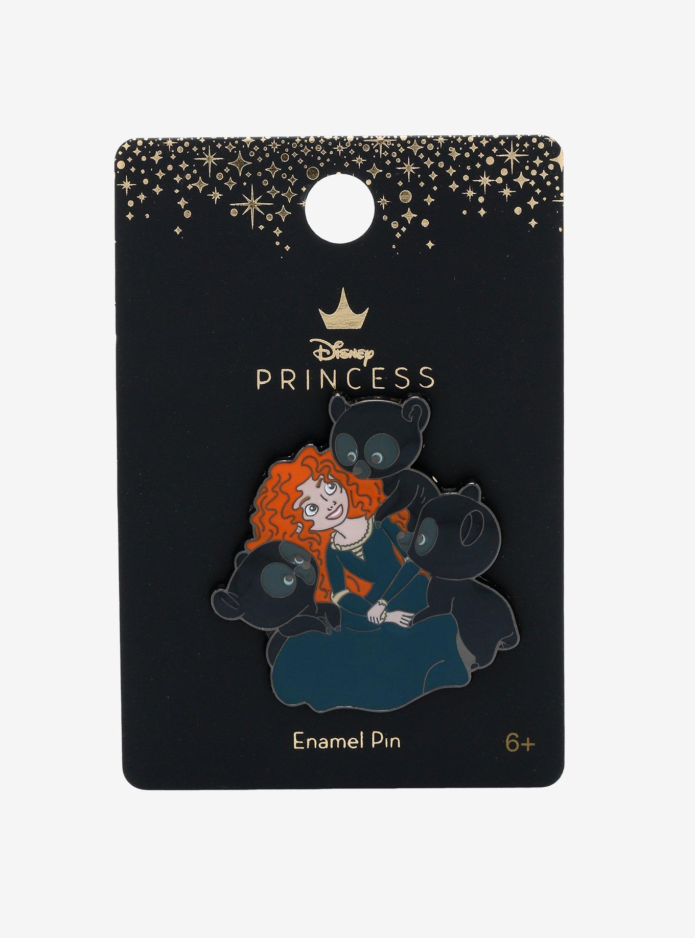 Disney Pixar Brave Merida and Bear Brothers Enamel Pin - BoxLunch Exclusive, , alternate
