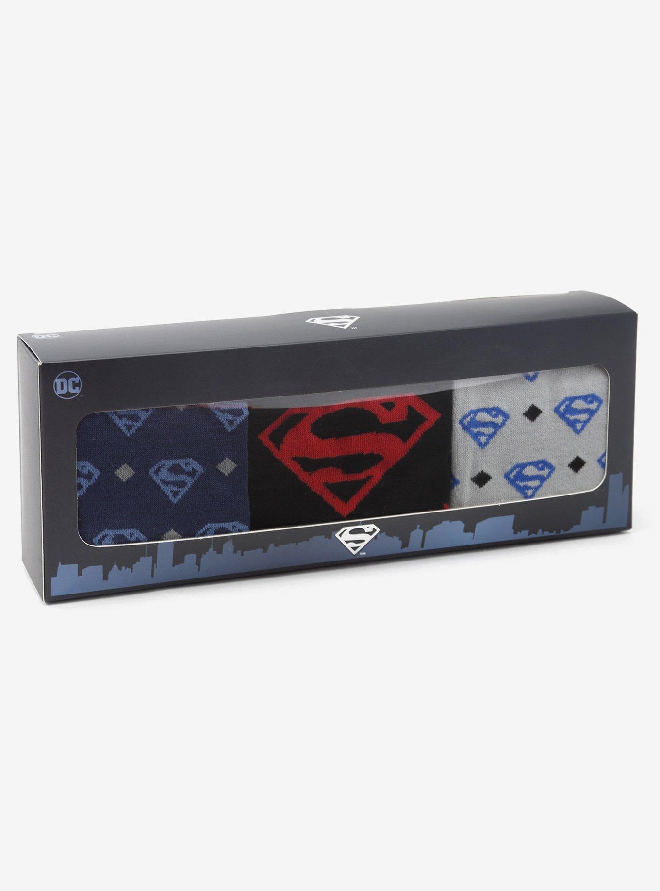 DC Comics Superman 3 Pair Sock Gift Set, , alternate