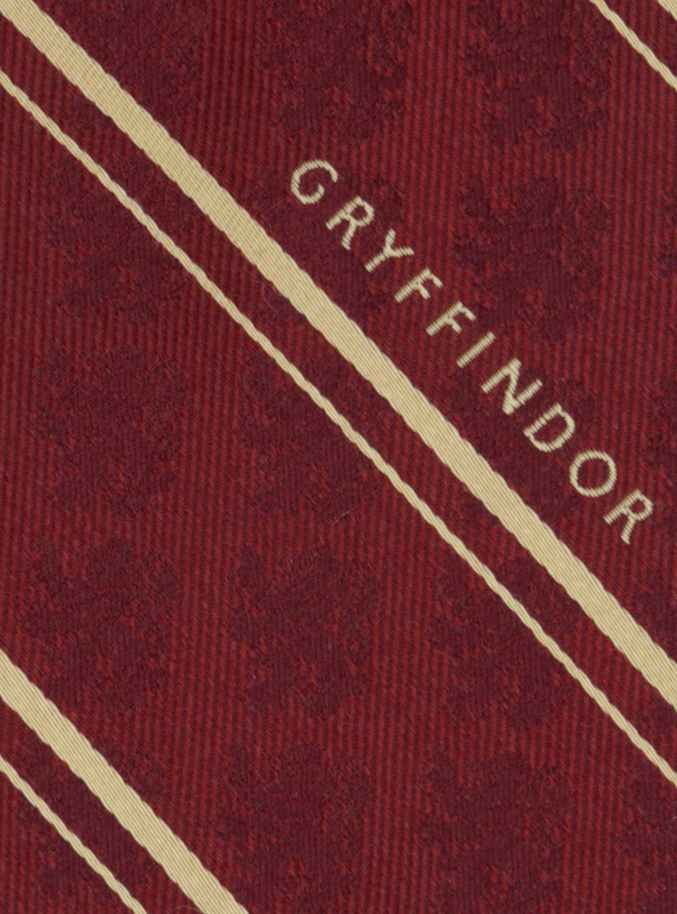 Harry Potter Gryffindor Maroon Silk Tie, , alternate