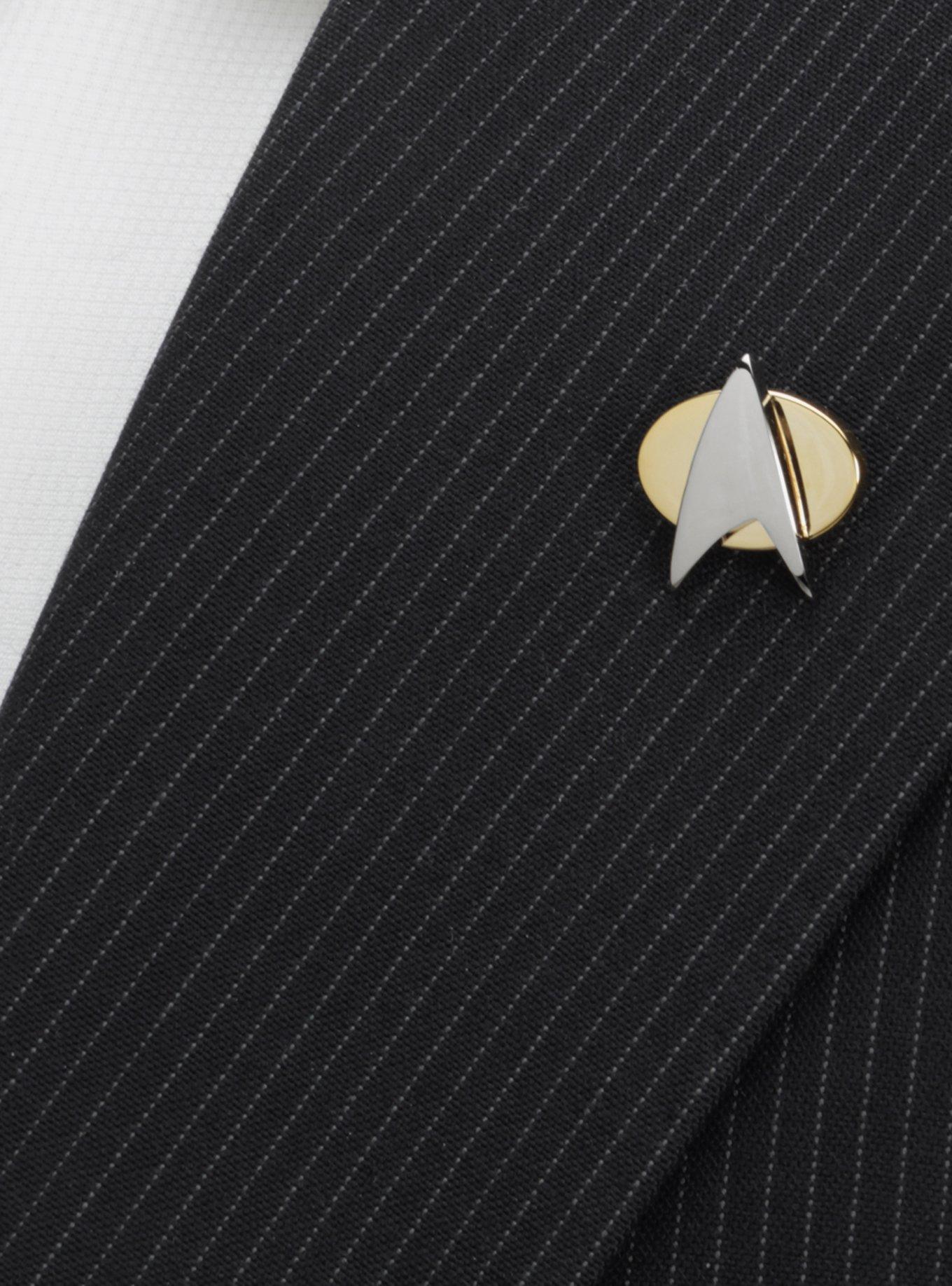 Star Trek Two Tone Delta Shield Lapel Pin, , alternate