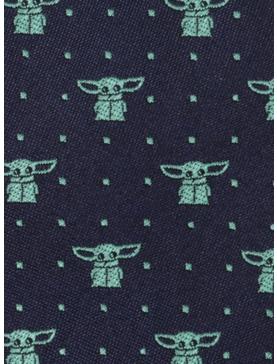 Star Wars The Mandalorian The Child Dotted Navy Youth Tie, , hi-res