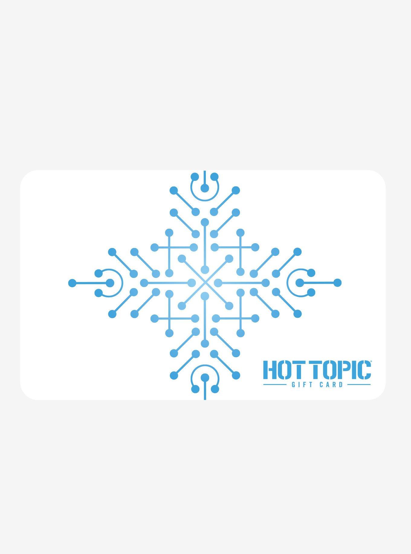 GC SNOW FLAKE $25 Gift Card, BLACK, alternate