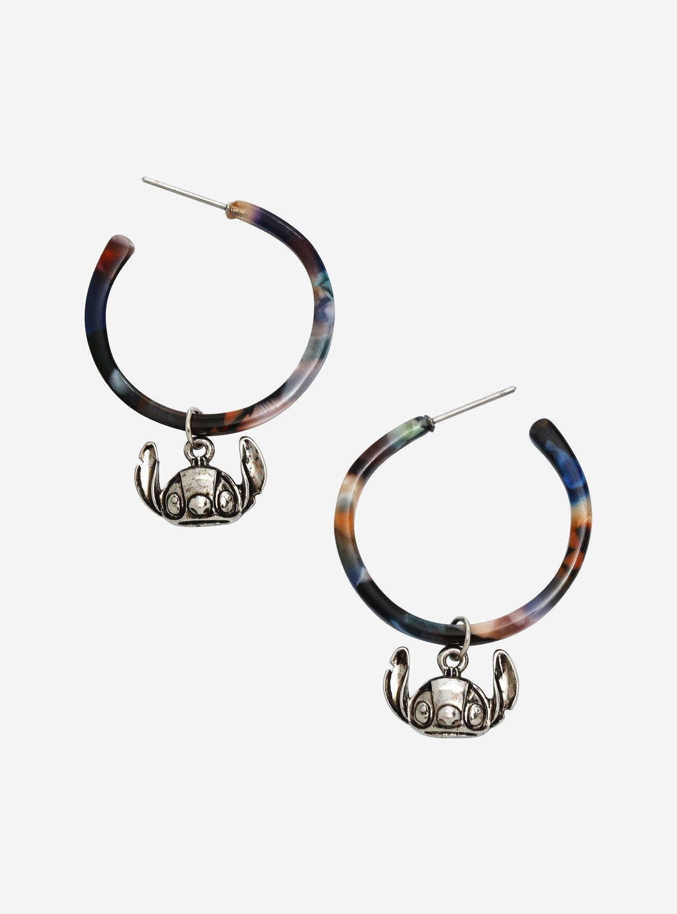Disney Lilo & Stitch Interchangeable Charm Earring Set, , alternate