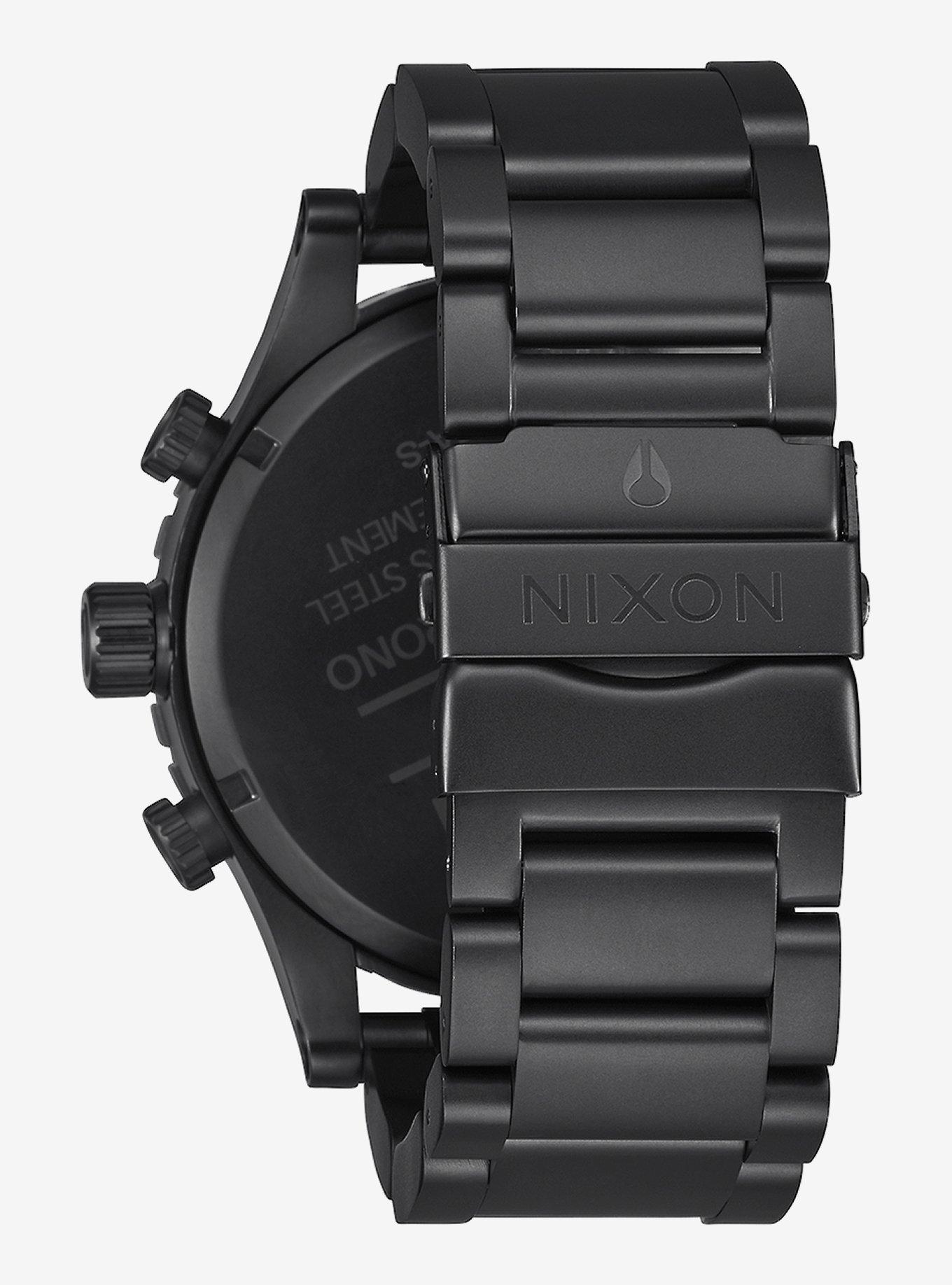 Nixon 51-30 Chrono All Black Yellow Watch, , alternate
