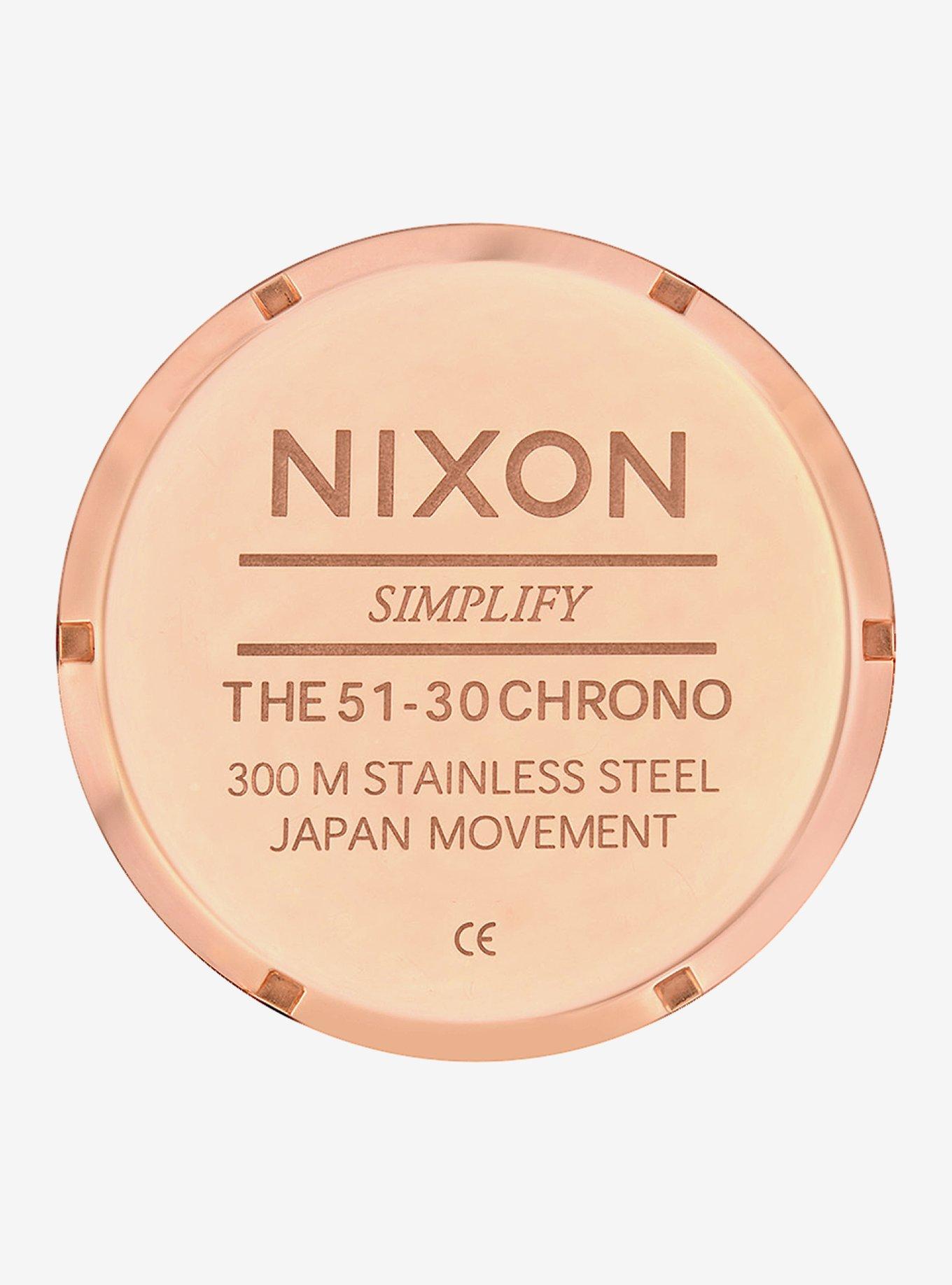 Nixon 51-30 Chrono All Rose Gold Watch, , alternate