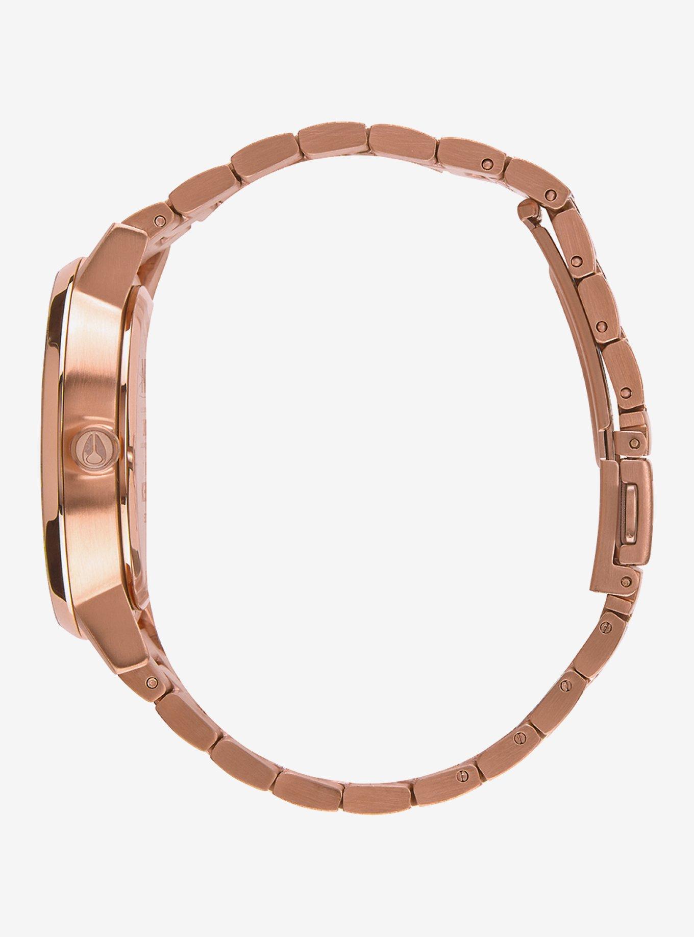 Nixon Kensington Rose Gold White Watch, , alternate