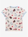 Our Universe Disney Alice in Wonderland Allover Print Pocket Toddler Ringer T-Shirt - BoxLunch Exclusive, , alternate