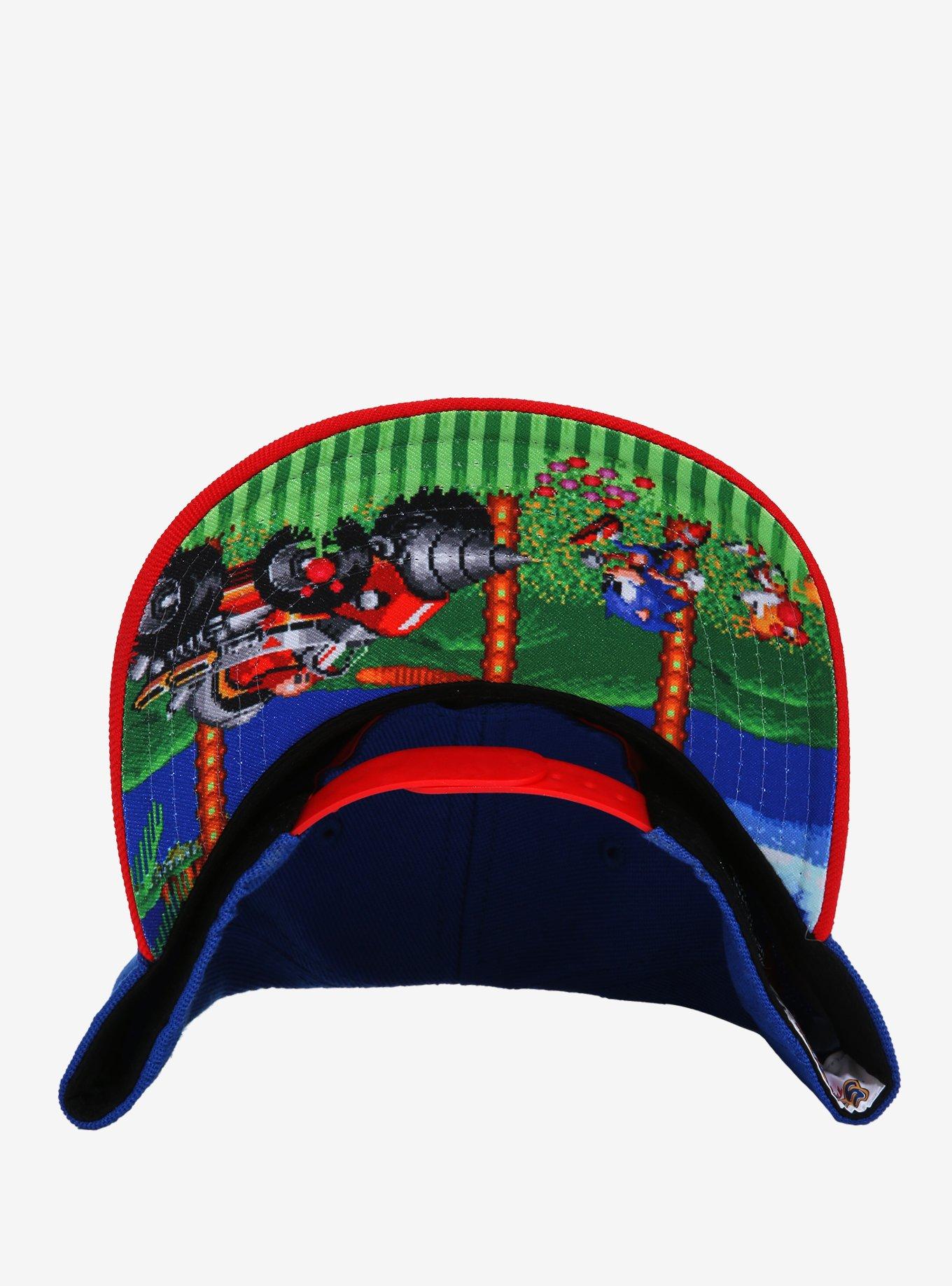 Sonic The Hedgehog Running Snapback Hat, , alternate