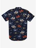 Avatar: The Last Airbender Bending Woven Button-Up - BoxLunch Exclusive, NAVY, alternate