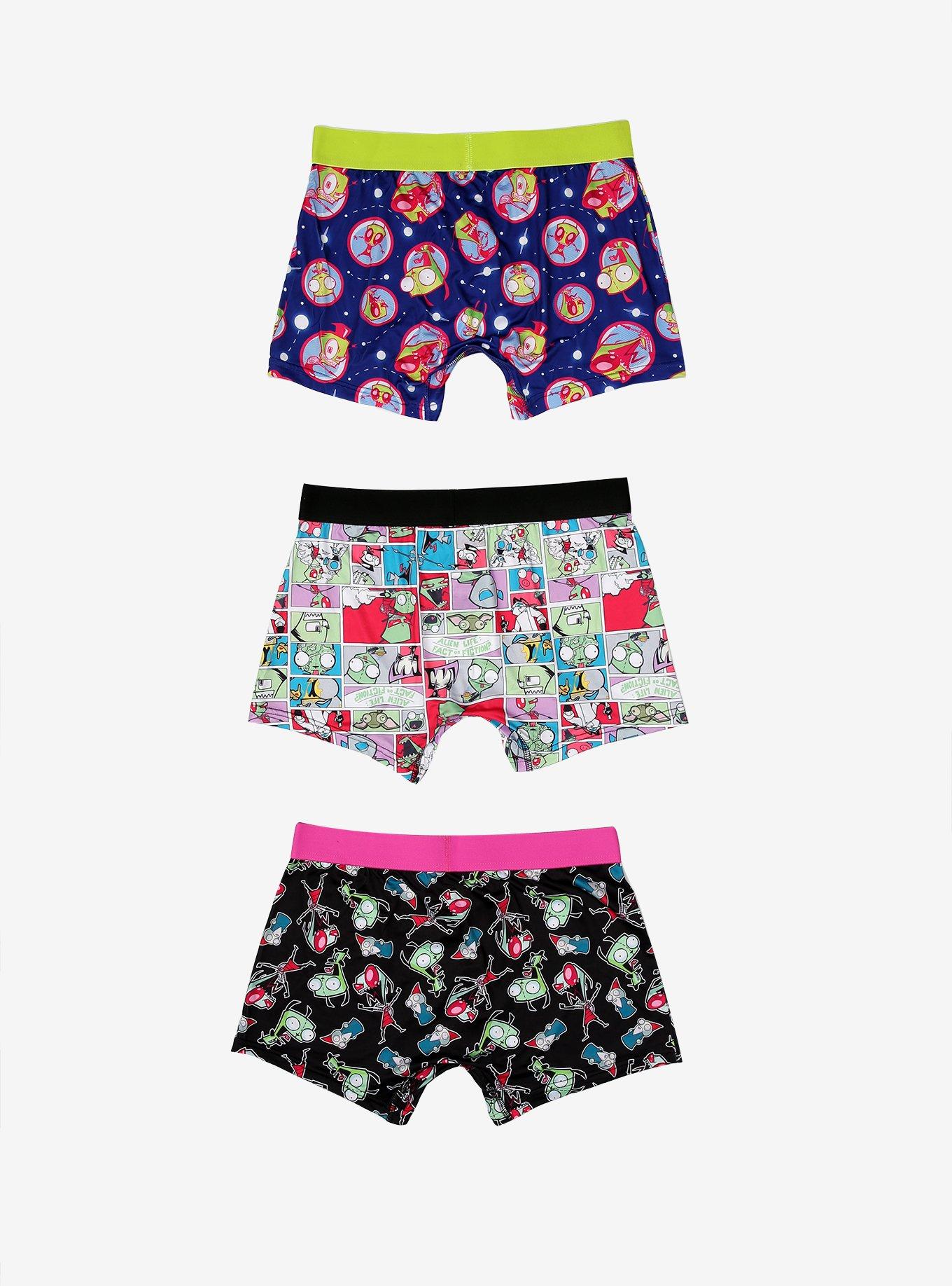 Invader Zim Boxer Briefs Set Hot Topic