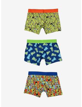 Itzu 3 Pairs Kids Novelty Boxer Shorts Briefs Trunks Underwear Awesome Print
