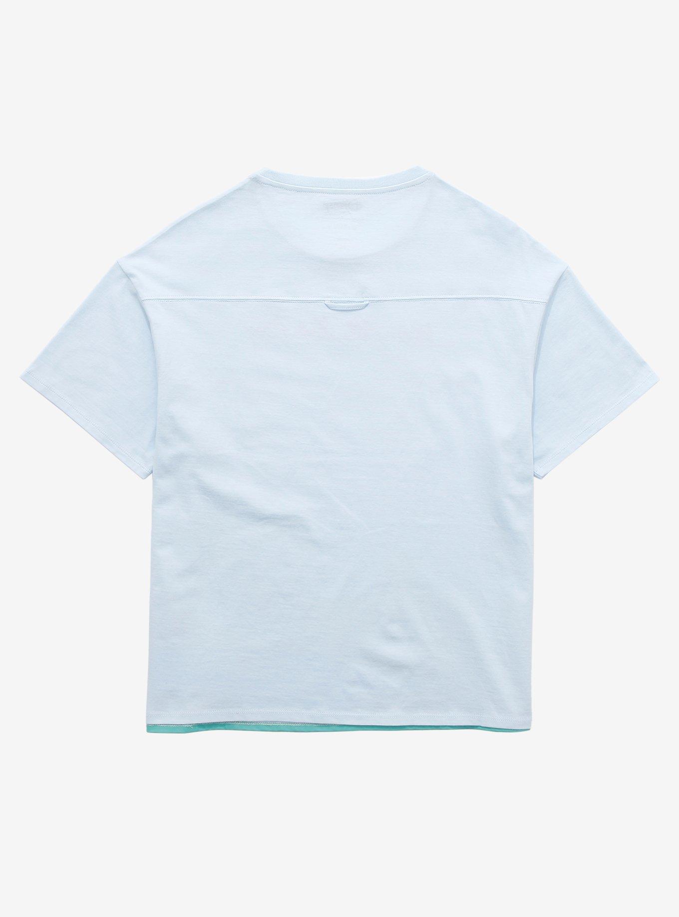 Our Universe Disney Alice in Wonderland Mad Here T-Shirt - BoxLunch Exclusive, LIGHT BLUE, alternate