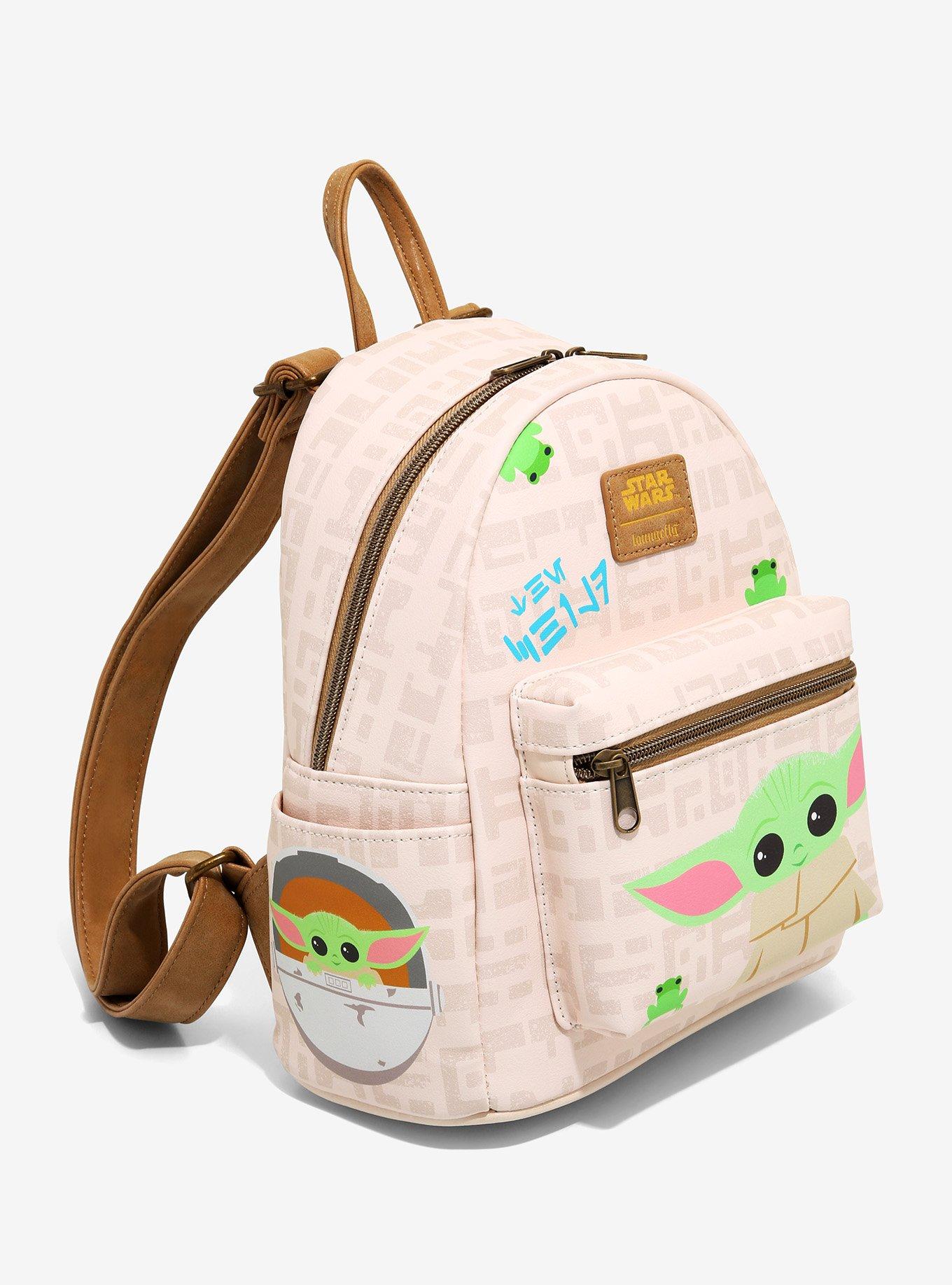 Loungefly Star Wars The Mandalorian Chibi Child Mini Backpack, , alternate