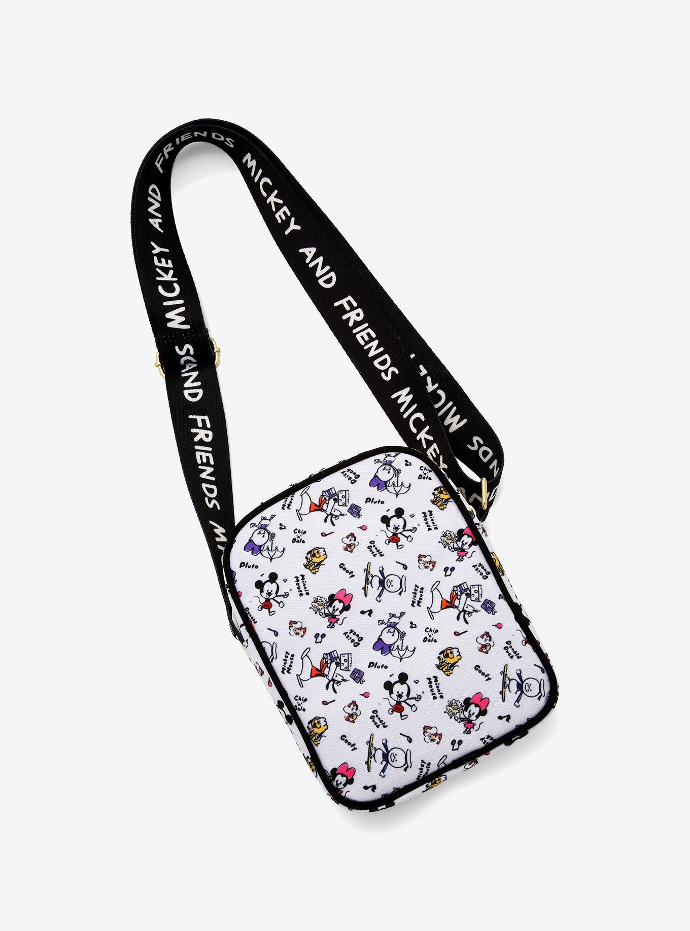 Loungefly Disney Mickey Mouse & Friends Chibi Sketch Athletic Crossbody Bag, , alternate