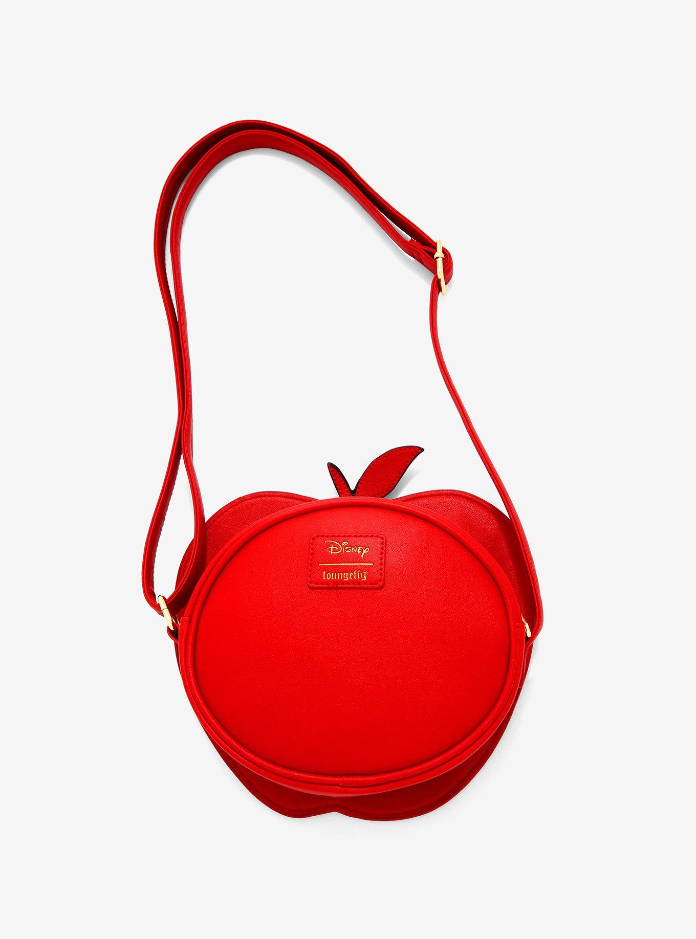 Loungefly Disney Snow White And The Seven Dwarfs Apple Embossed Crossbody Bag, , alternate