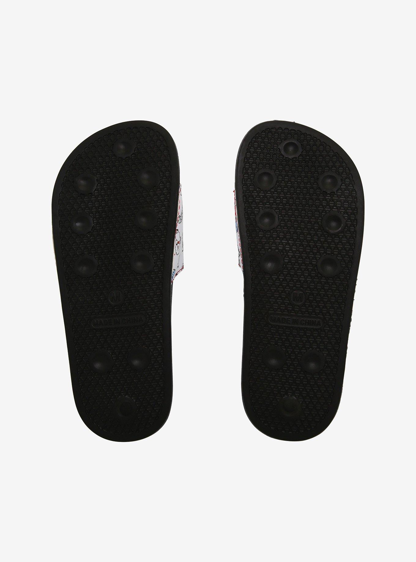 BT21 Group Slide Sandals, MULTI, alternate