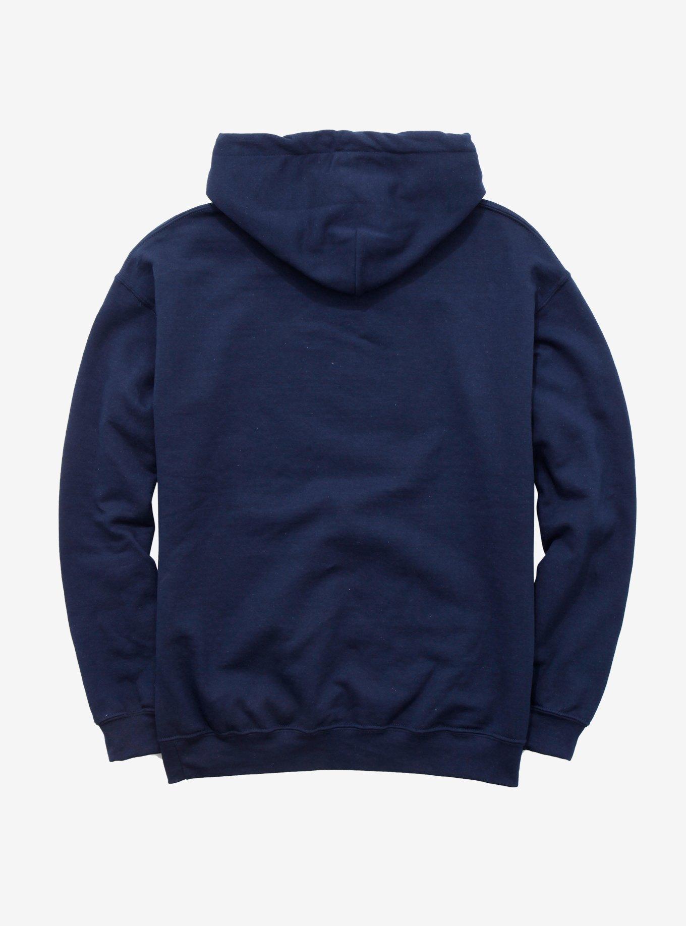 Corgi Drinking Boba Hoodie, NAVY, alternate