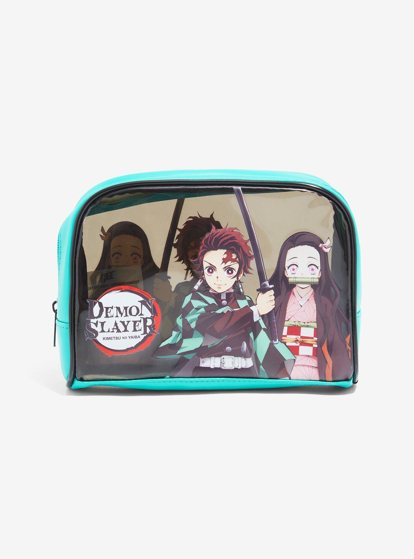 Demon Slayer: Kimetsu No Yaiba Tanjiro & Nezuko Makeup Bag, , alternate