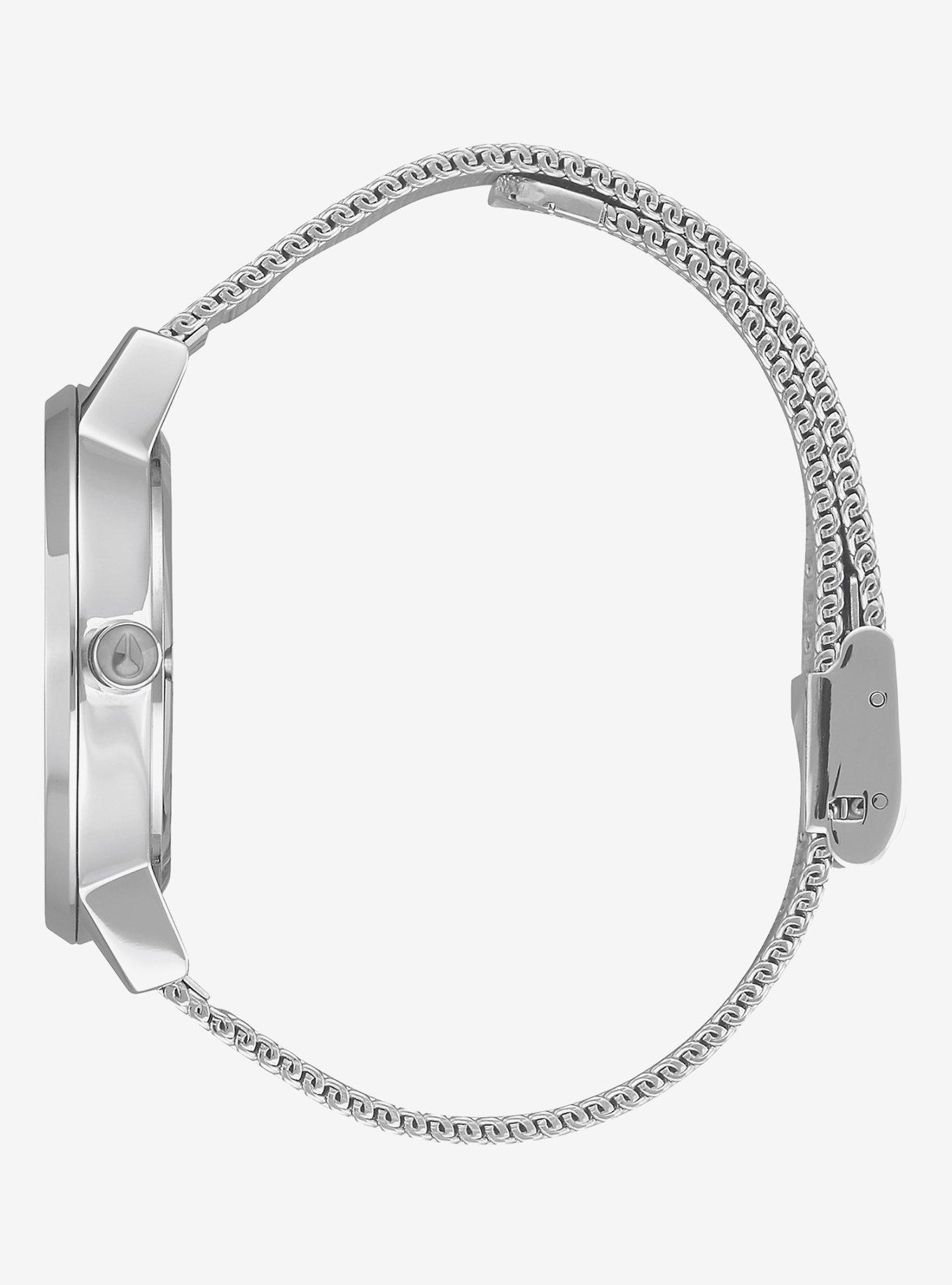 Nixon Kensington Milanese Silver Watch, , alternate