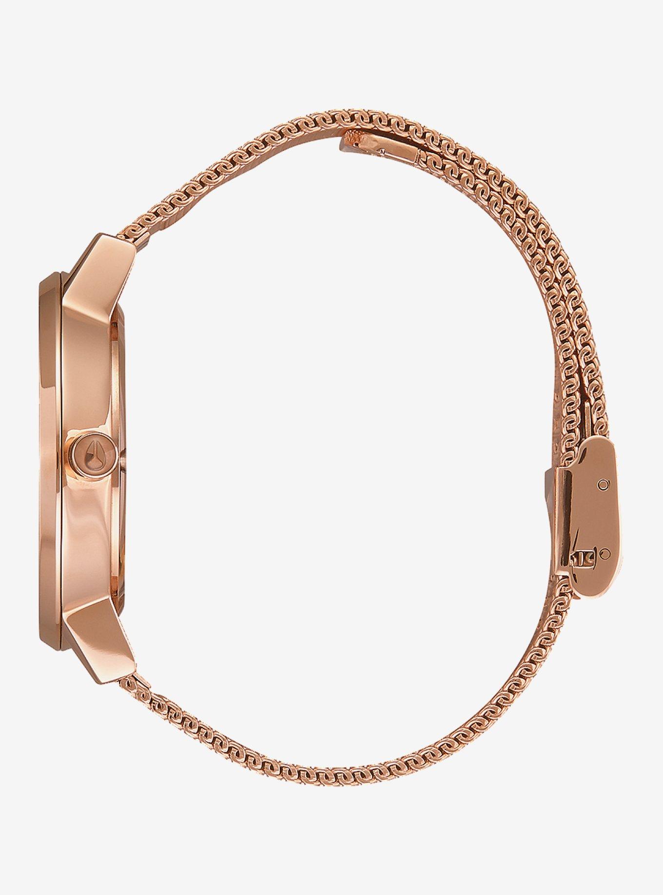 Nixon Kensington Milanese Rose Gold Watch, , alternate