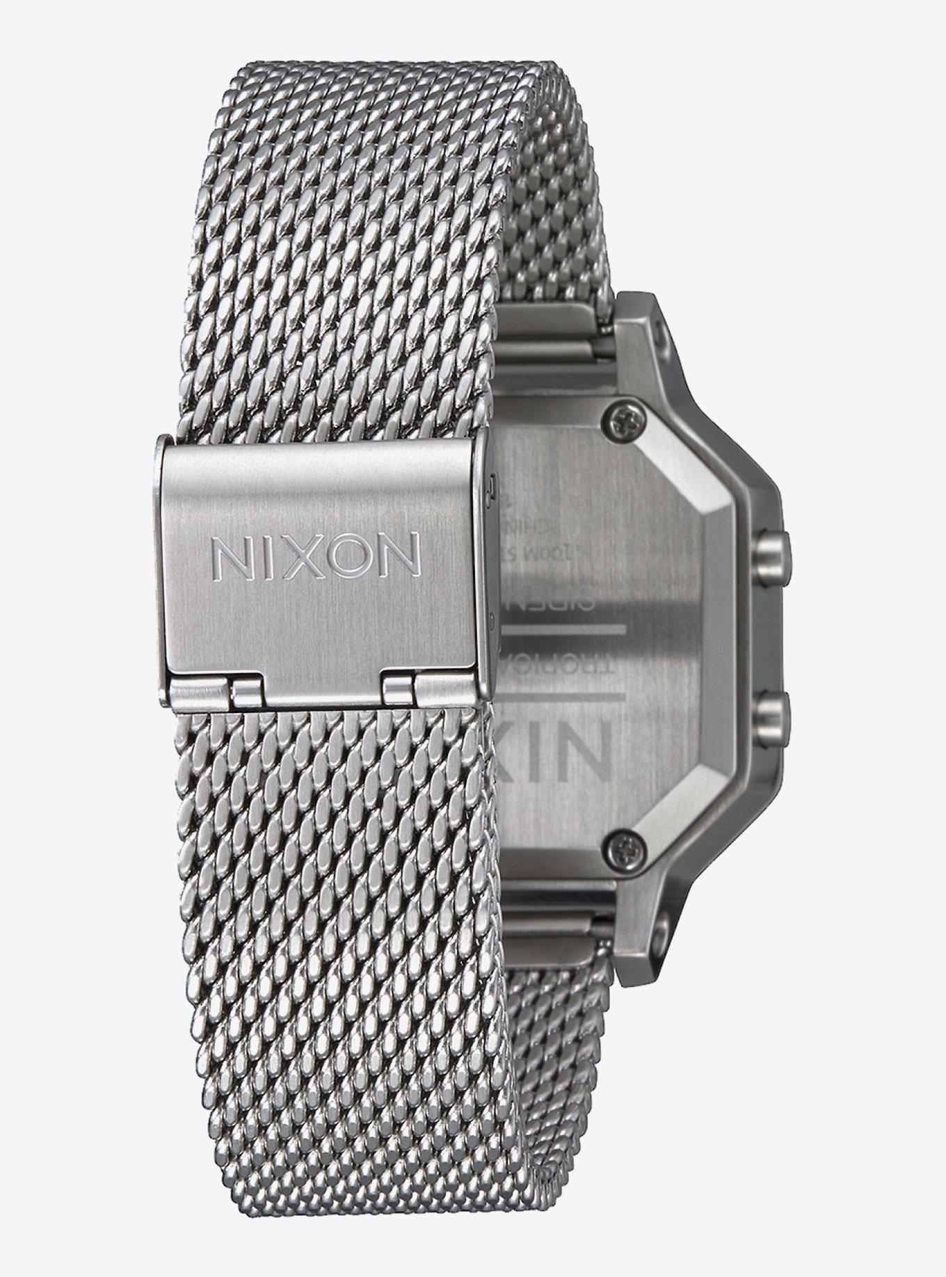 Nixon Siren Milanese Silver Watch, , alternate