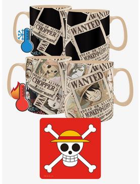 One Piece Straw Hat Crew Magic Mug & Coaster Set, , hi-res