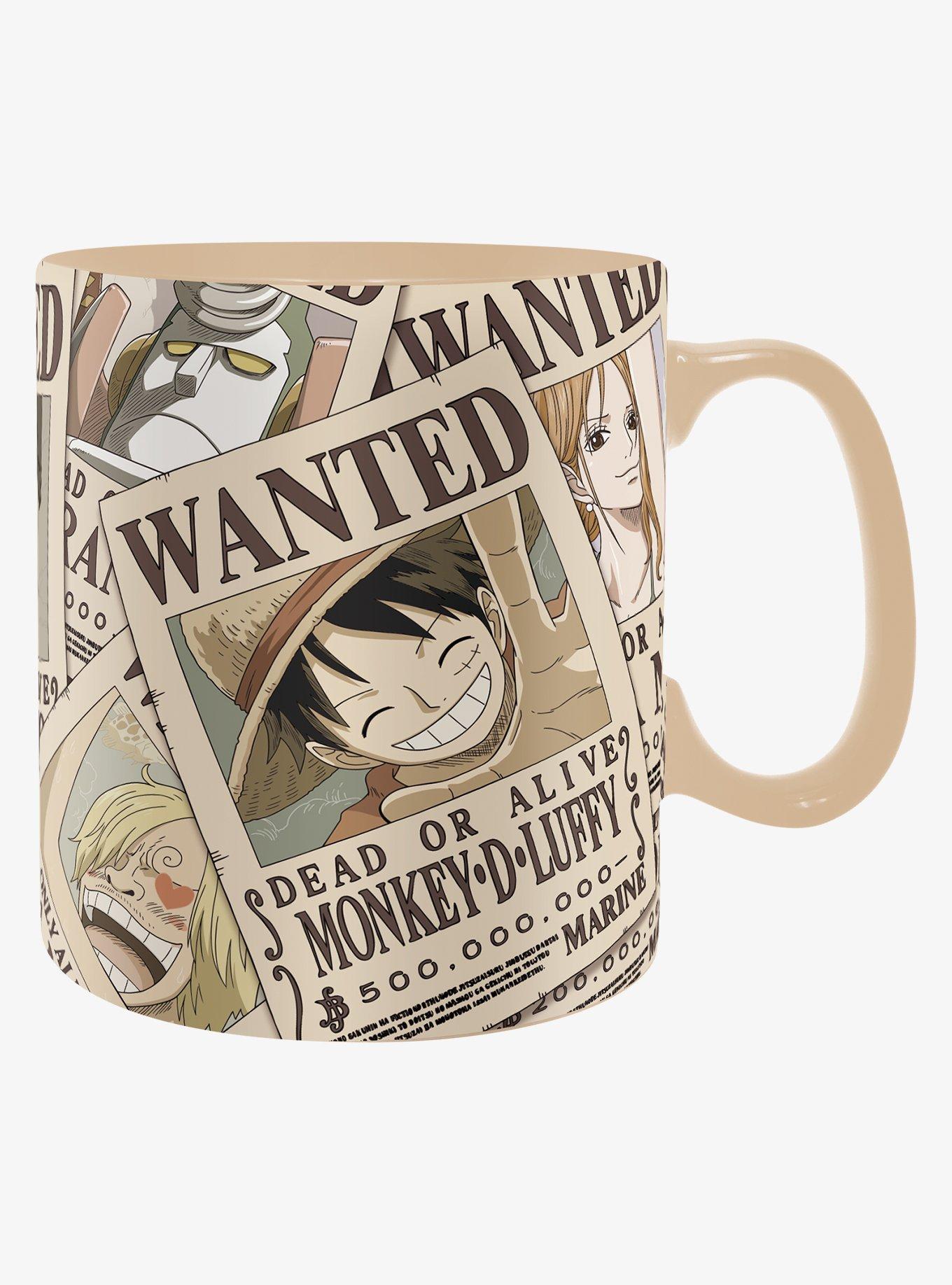 One Piece Straw Hat Crew Magic Mug & Coaster Set, , alternate