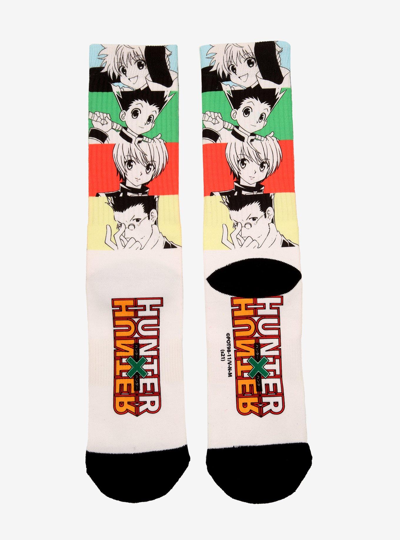 Hunter X Hunter Character Panels Crew Socks, , alternate