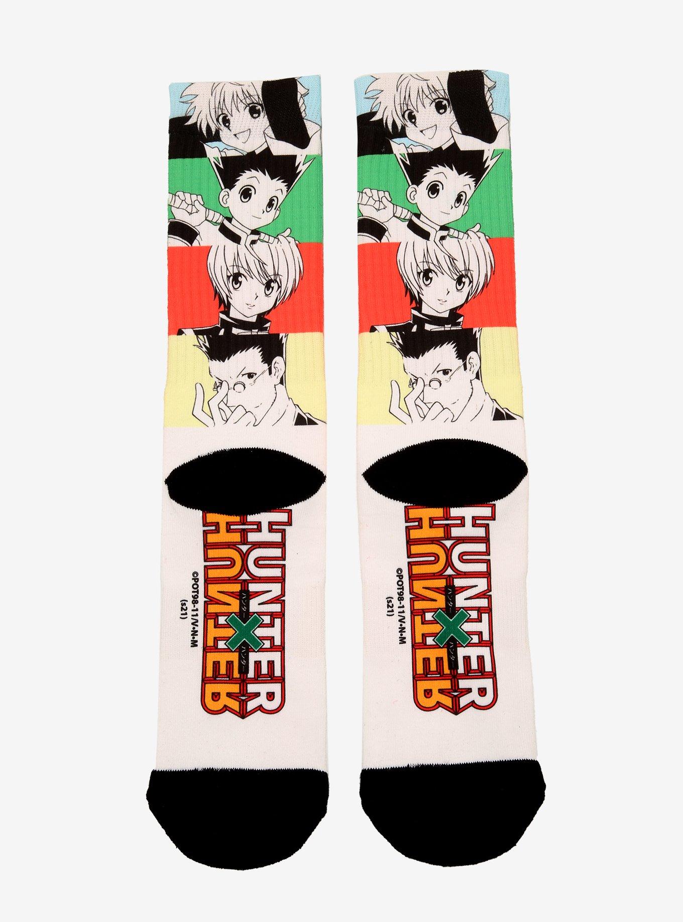 Hunter X Hunter Character Panels Crew Socks, , alternate