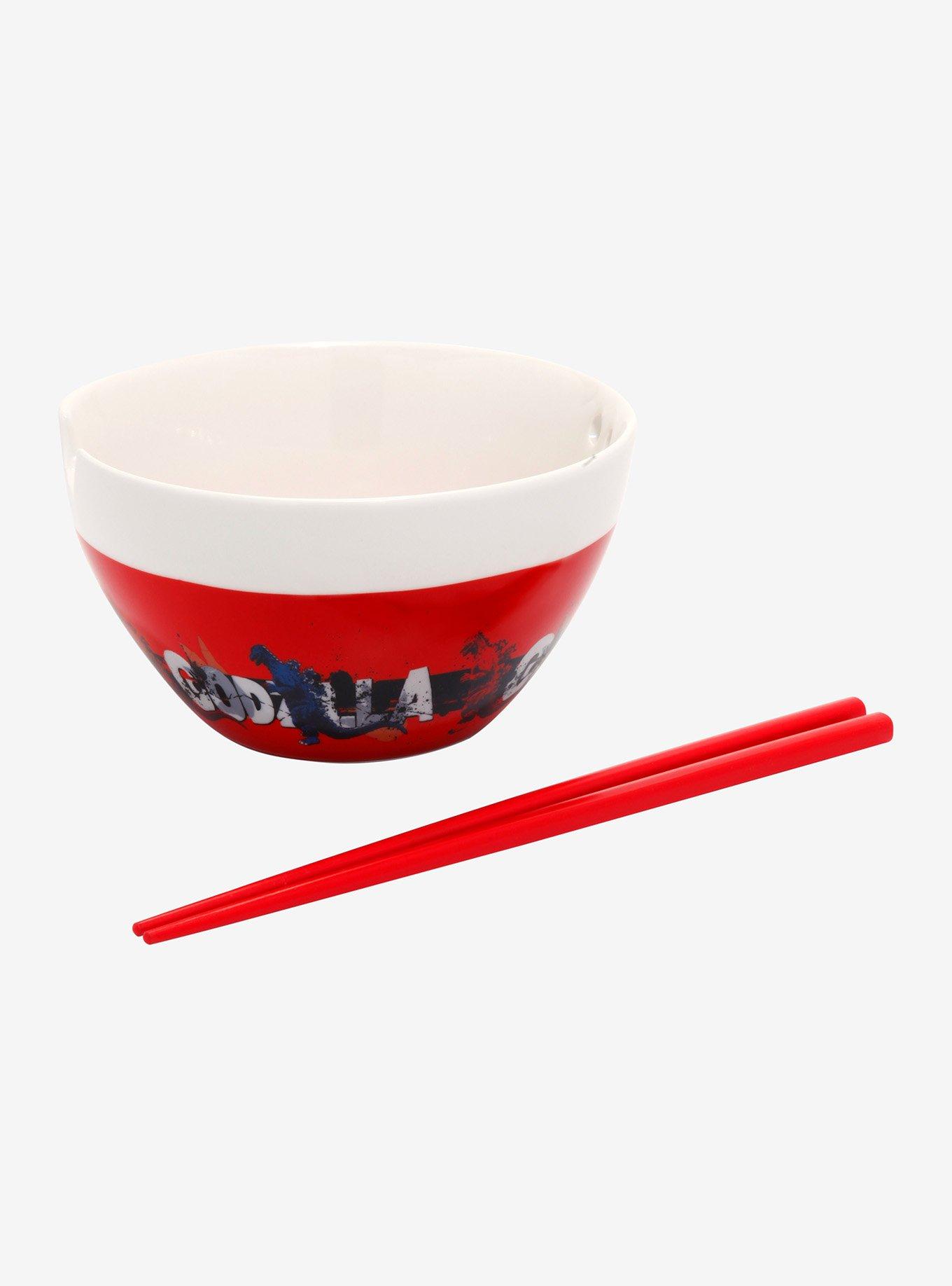 Godzilla Ramen Bowl With Chopsticks, , alternate