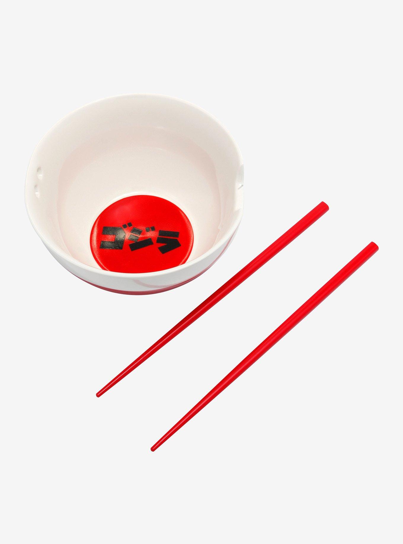 Godzilla Ramen Bowl With Chopsticks, , alternate