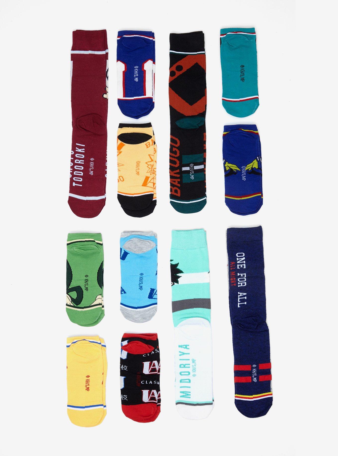 My Hero Academia 12 Days Of Socks Gift Set, , alternate