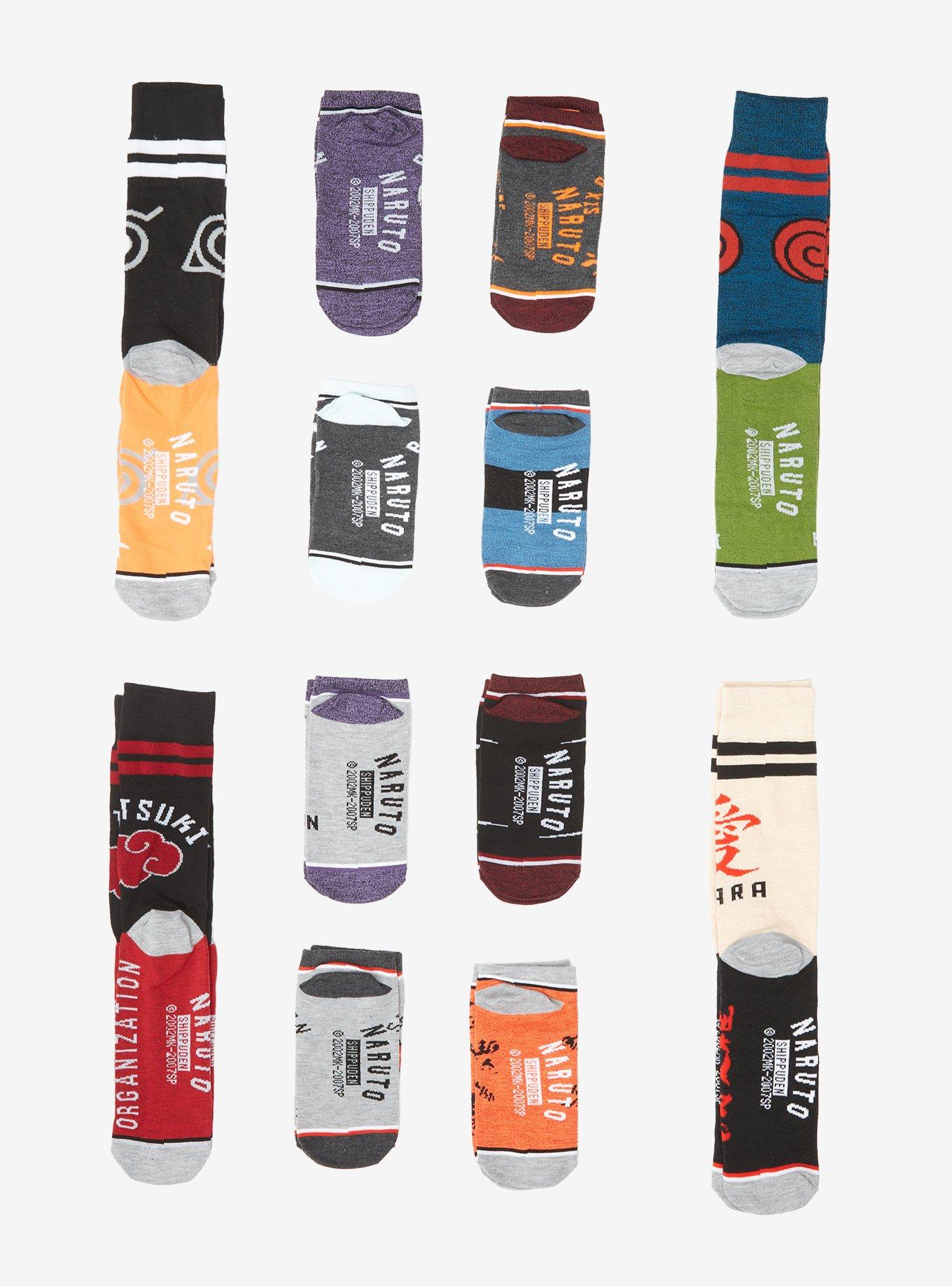 Naruto Shippuden 12 Days Of Socks Gift Set, , alternate