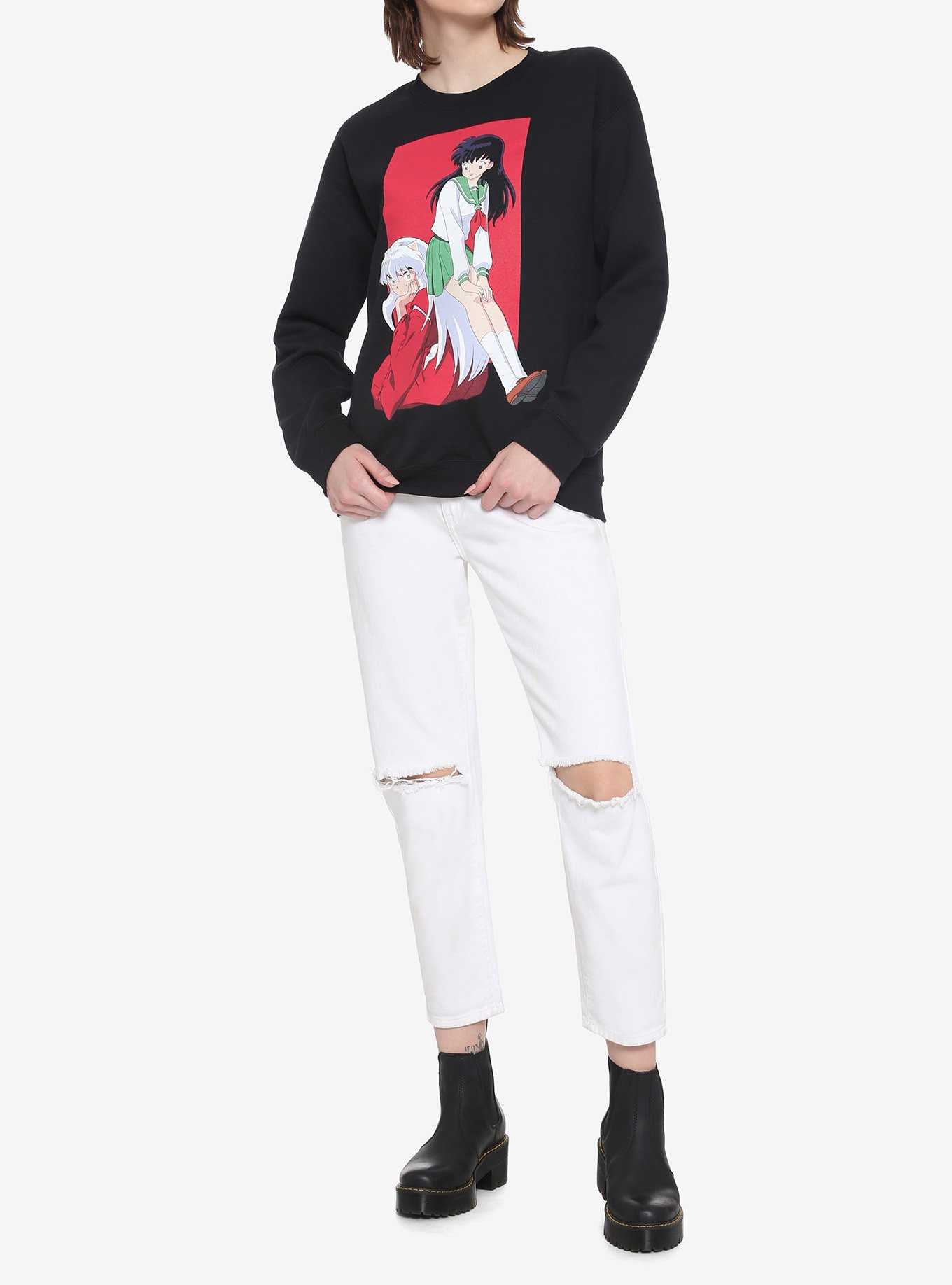 InuYasha Portrait Girls Sweatshirt, , hi-res