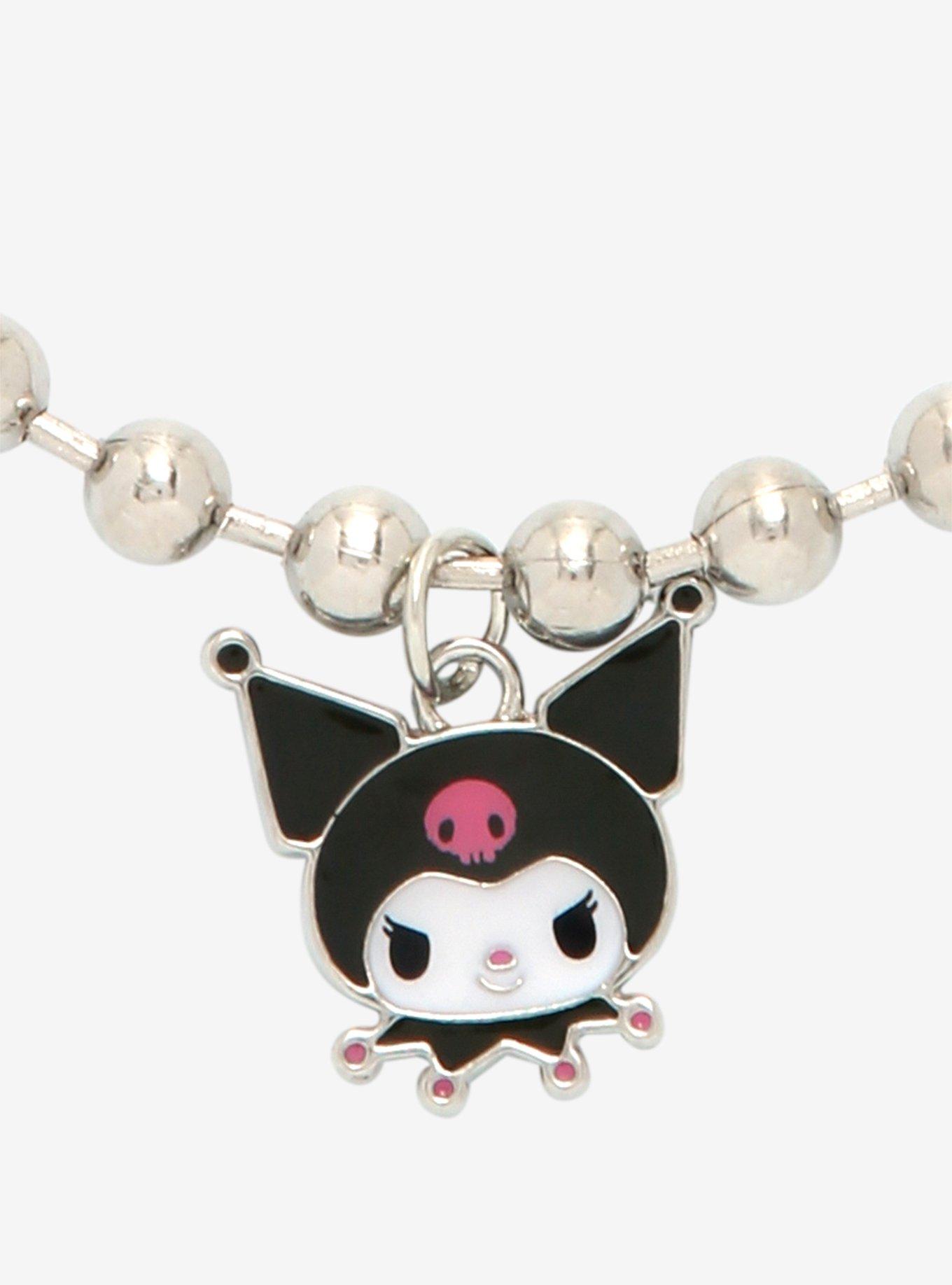 Kuromi Ball Chain Choker, , alternate