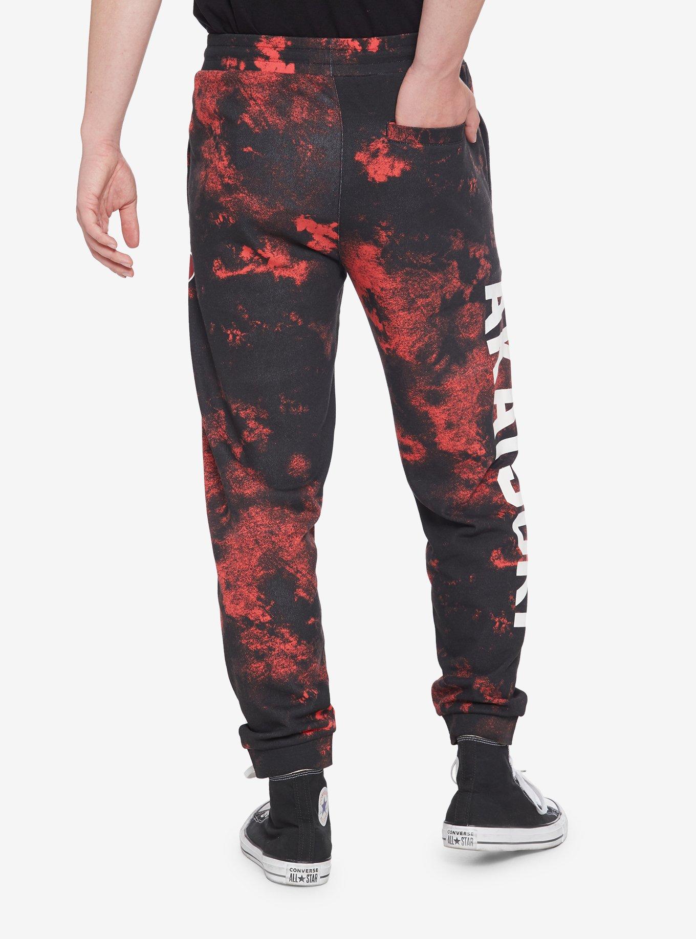 Naruto Shippuden Akatsuki Tie-Dye Sweatpants, MULTI, alternate