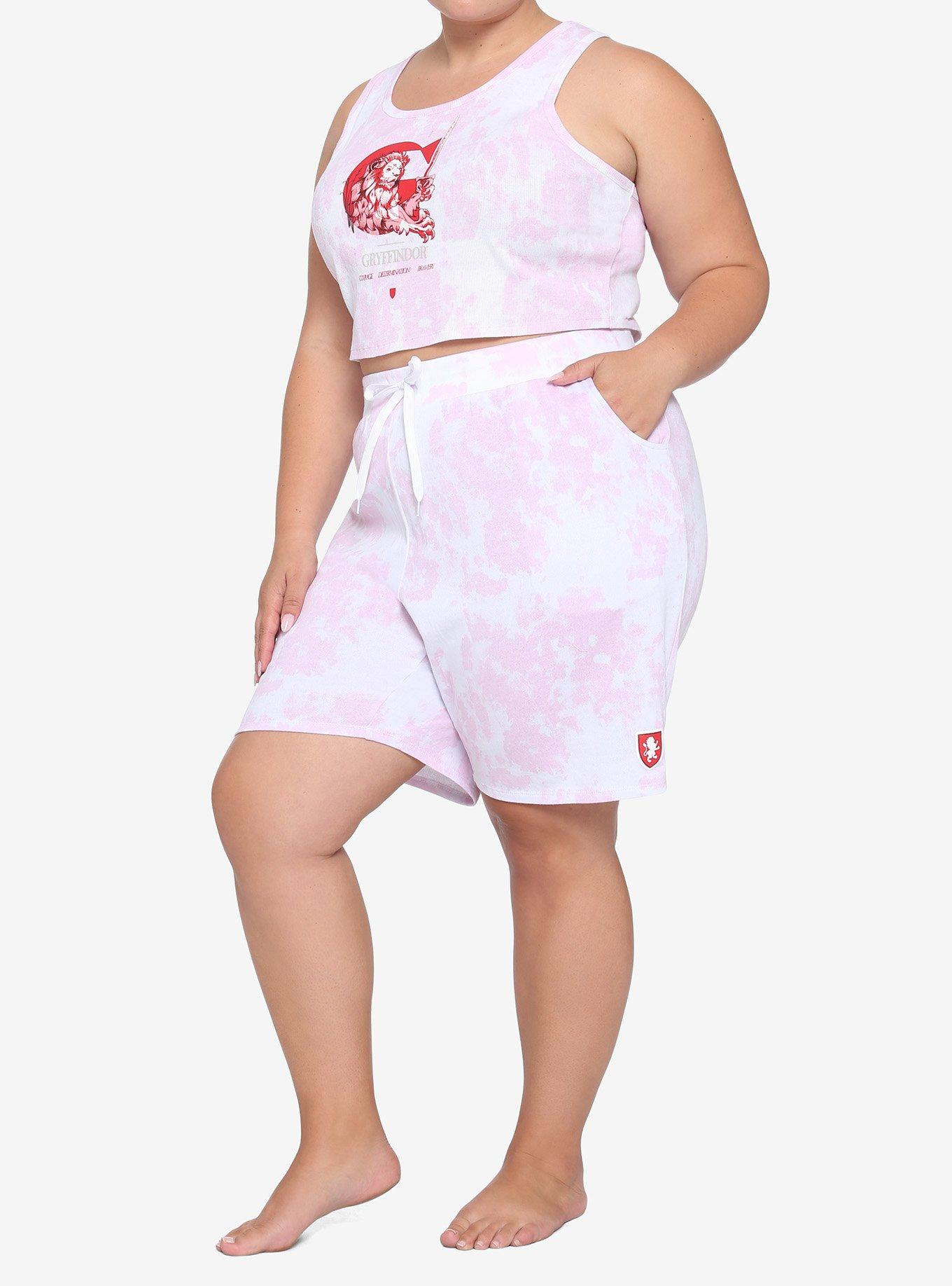 Harry Potter Gryffindor Tie-Dye Girls Lounge Set Plus Size, MULTI, alternate