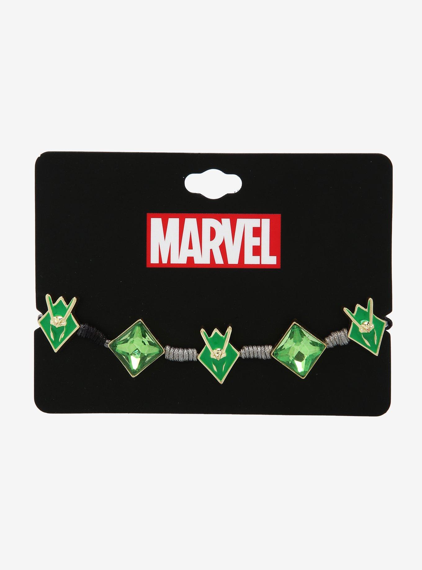 Marvel Loki Icon Cord Bracelet, , alternate