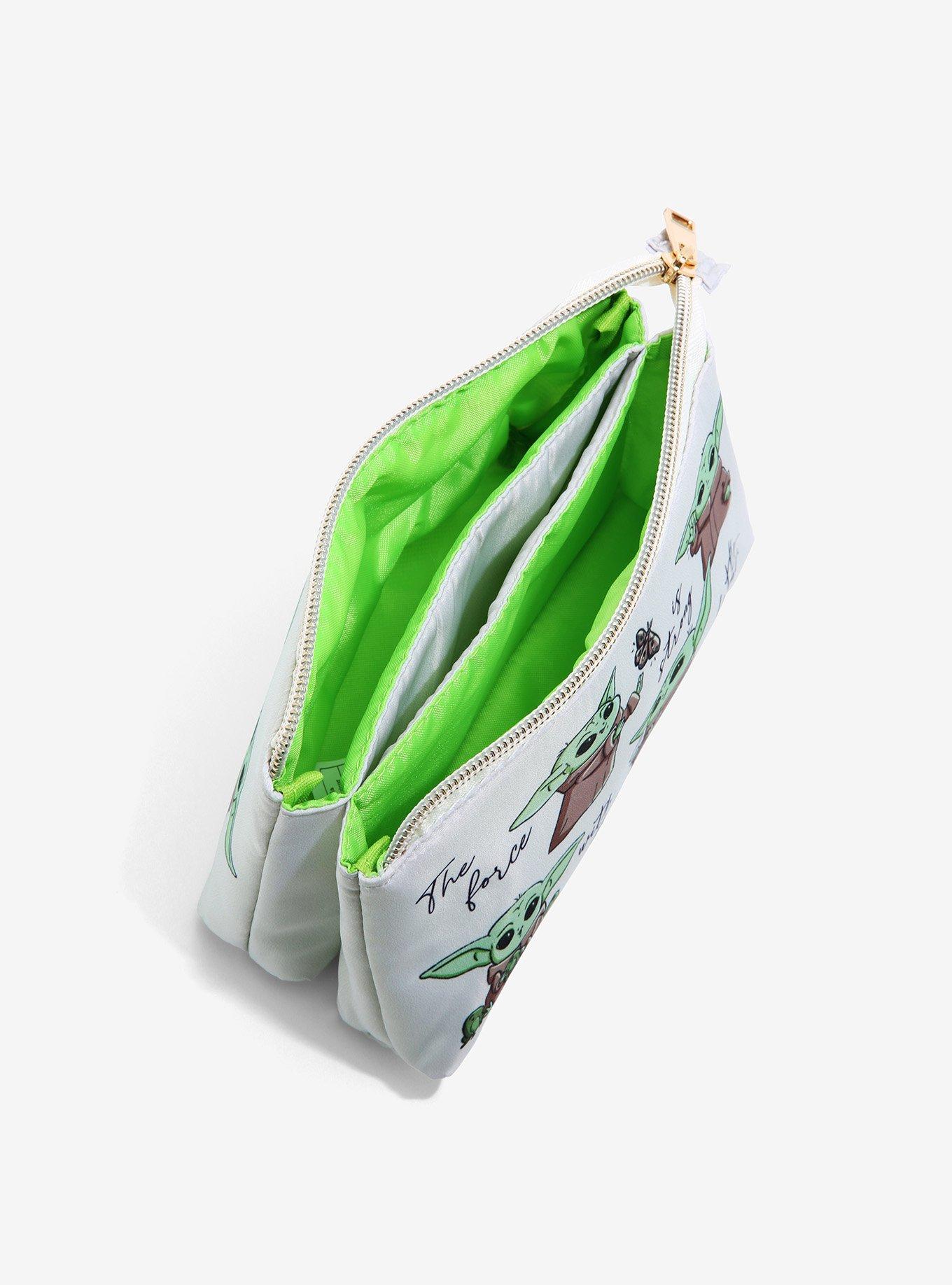 Star Wars The Mandalorian The Child Illustrated Cosmetic Bag, , alternate