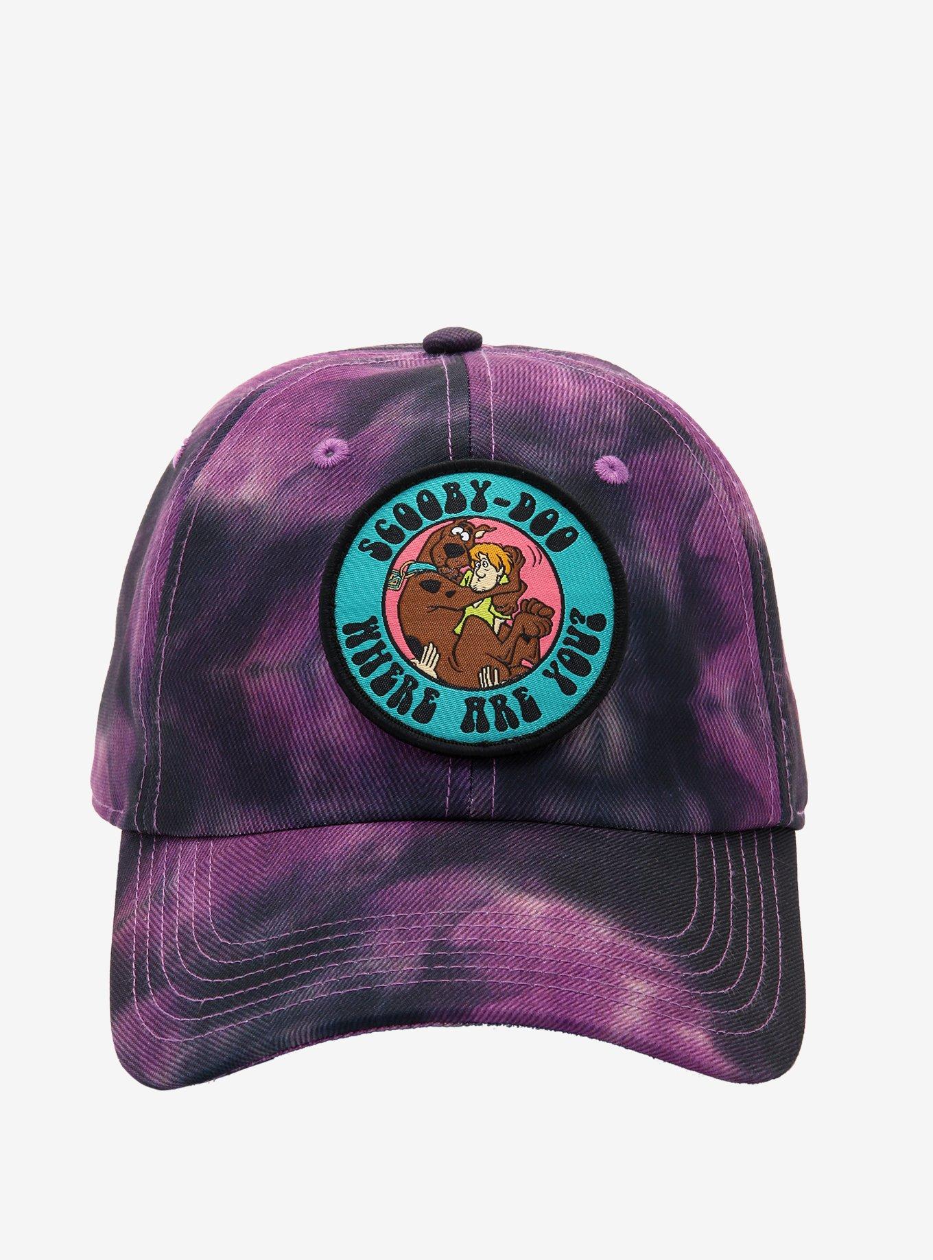 Scooby-Doo Purple Tie-Dye Dad Cap, , alternate