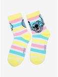 Disney Lilo & Stitch Stripe Winking Stitch Cozy Crew Socks, , alternate