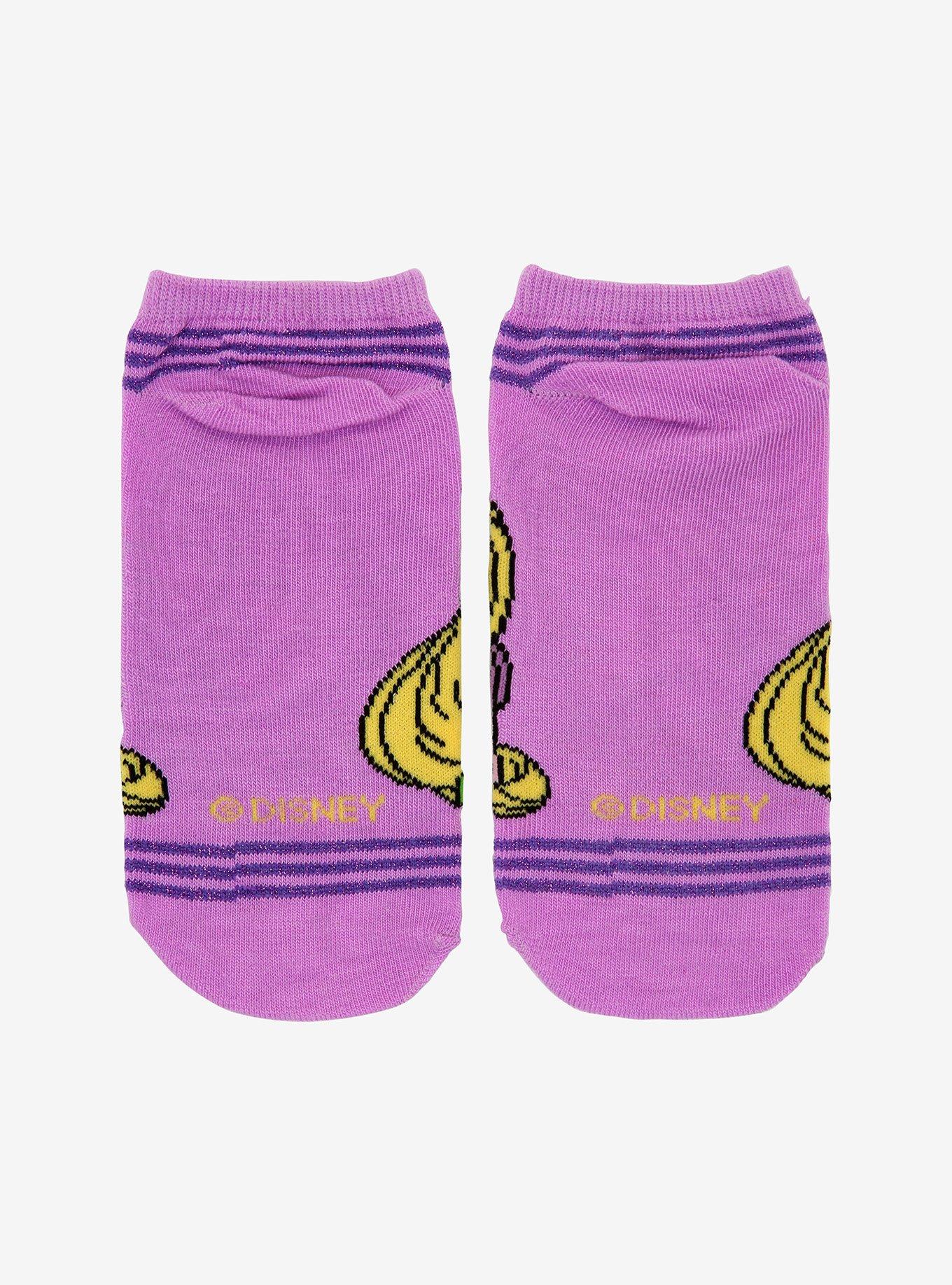 Disney Tangled Rapunzel & Pascal No-Show Socks, , alternate