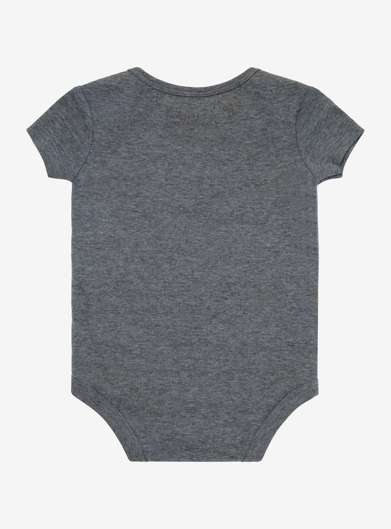 Harry Potter Hagrid & Norbert Chibi Infant One-Piece - BoxLunch Exclusive, GREY HEATHER, alternate