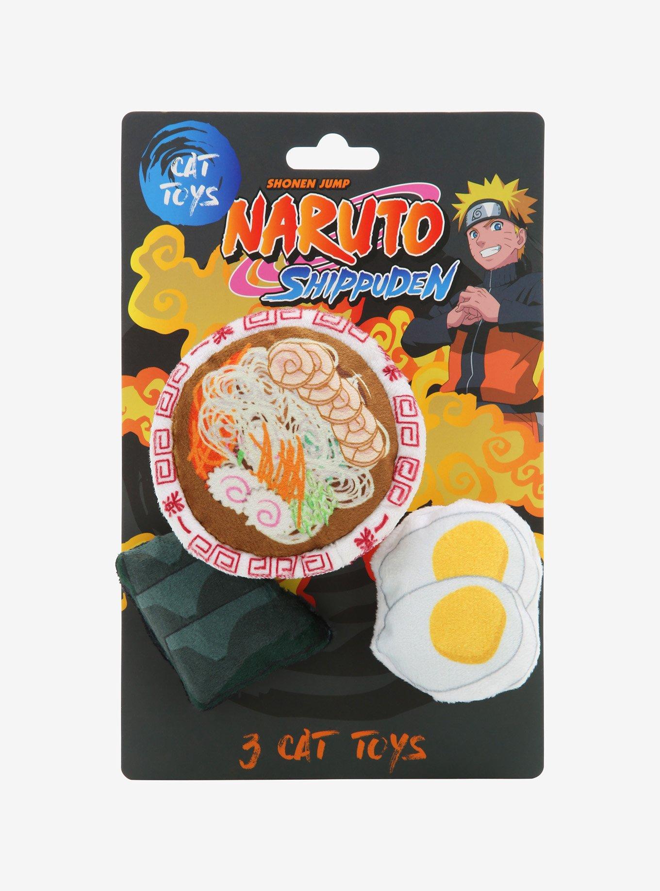 Naruto Shippuden Ramen Cat Toy Set, , alternate