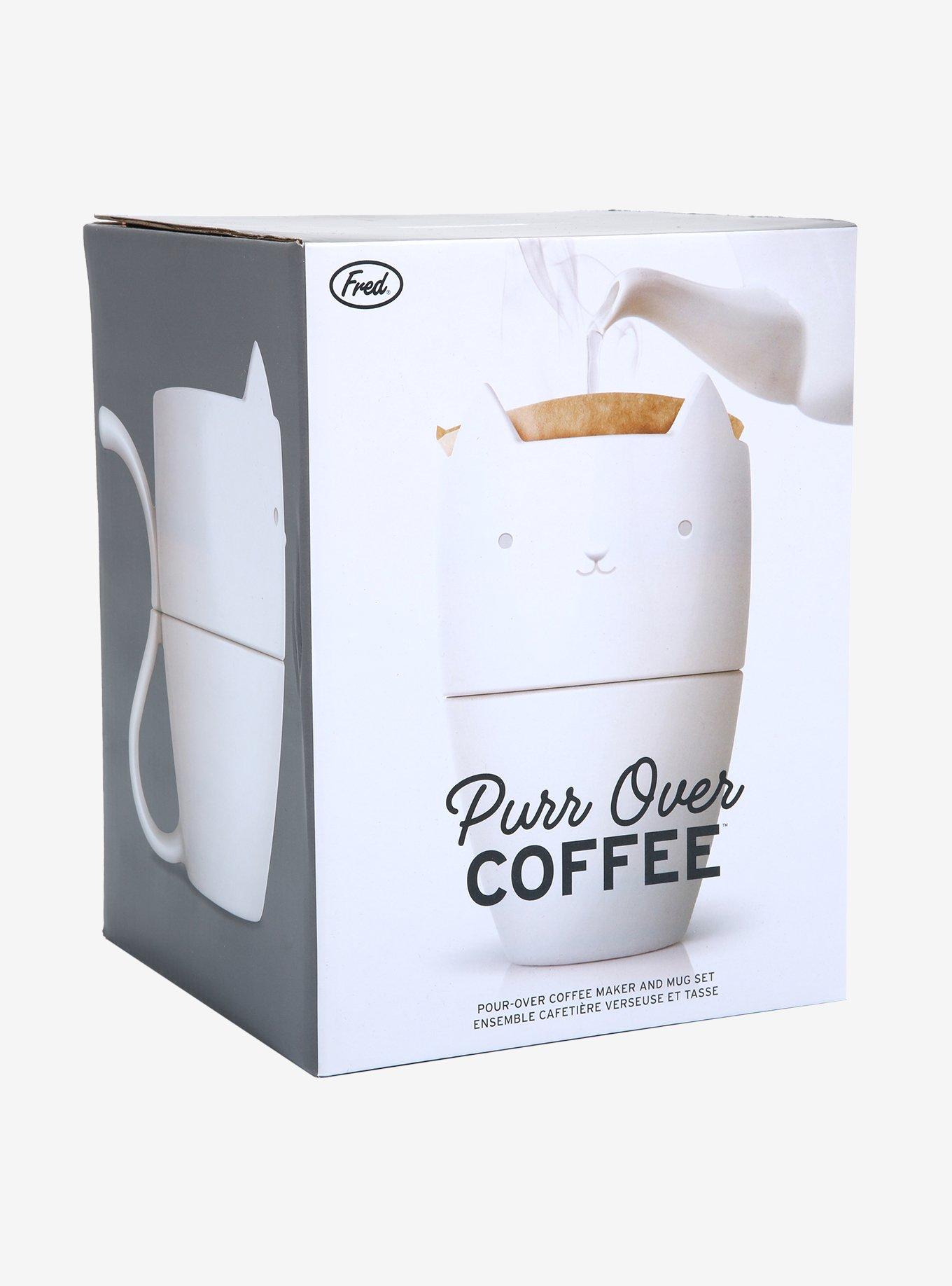 Cat Pour-Over Coffee Maker & Mug Set, , alternate