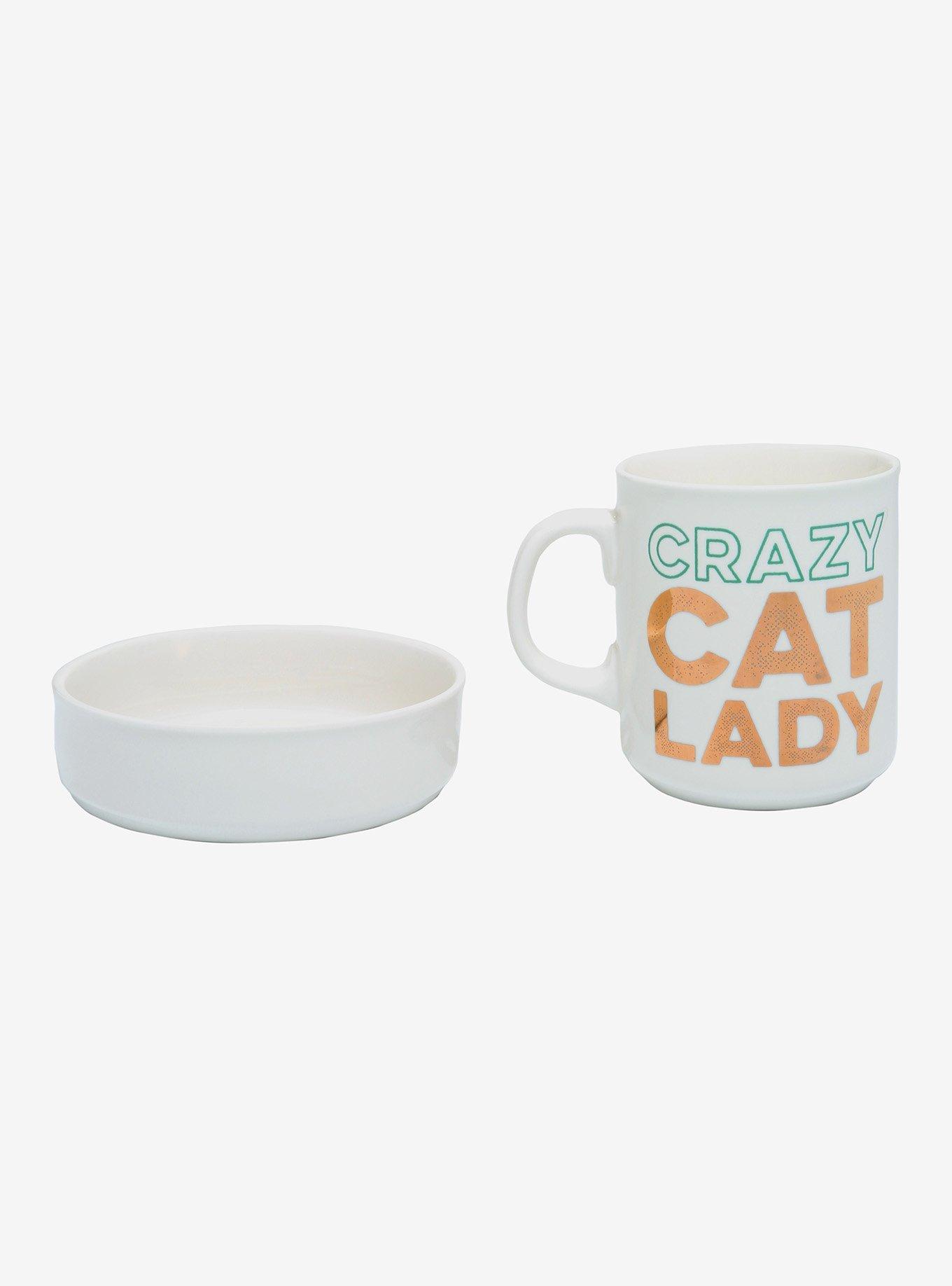 Crazy Cat Lady Mug & Pet Bowl Set, , alternate