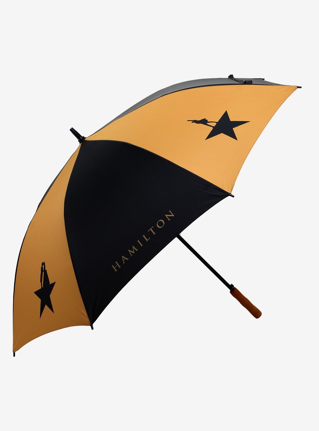 Hamilton Black & Gold Umbrella, , alternate